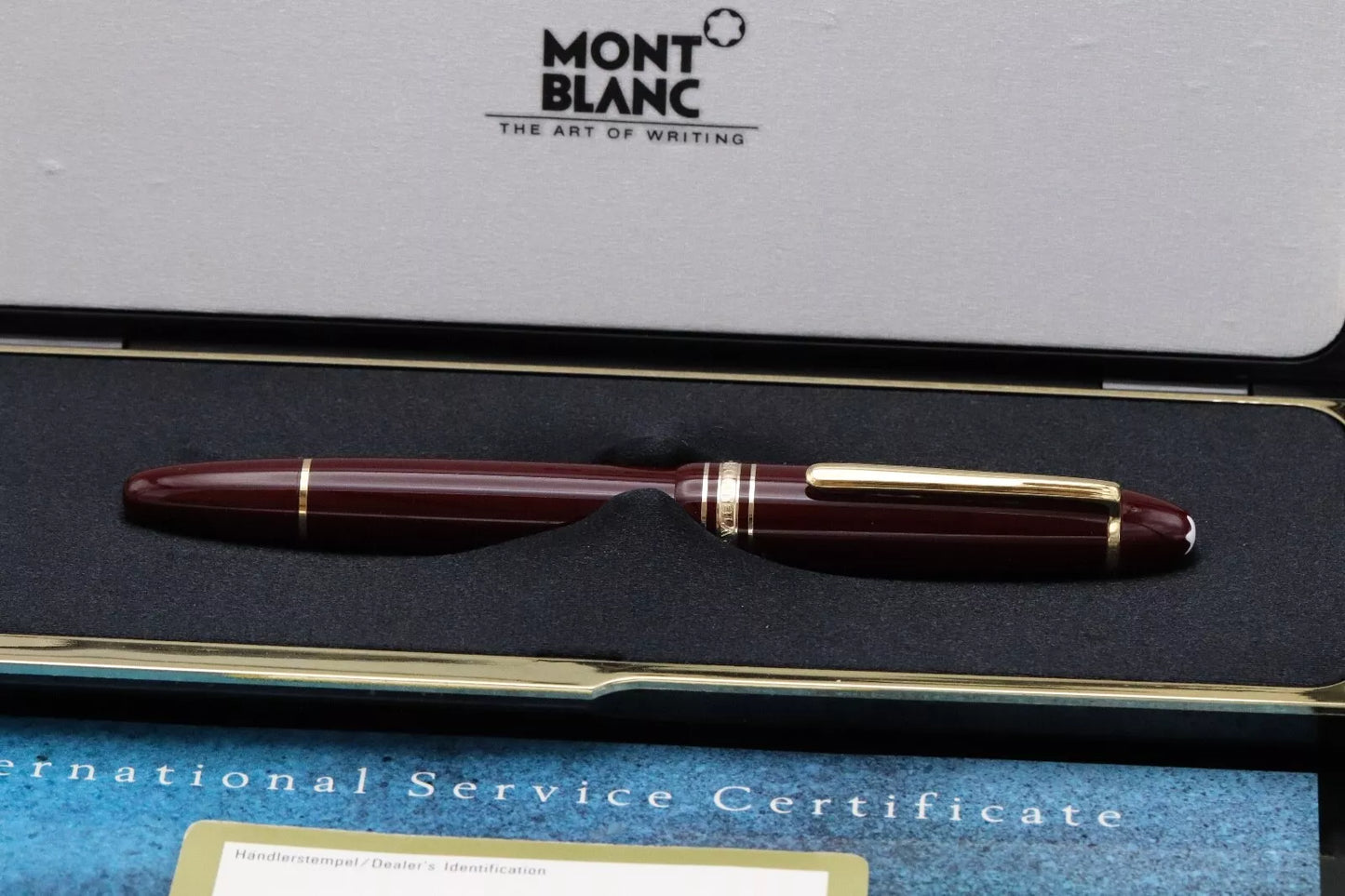 Montblanc Meisterstuck 146 LeGrand Bordeaux Fountain Pen - EF NIB - 1991-92 image 8