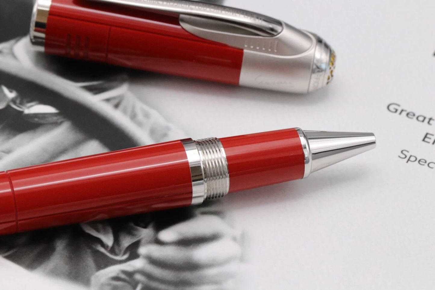 Montblanc Great Characters Enzo Ferrari Special Edition Rollerball Pen image 9