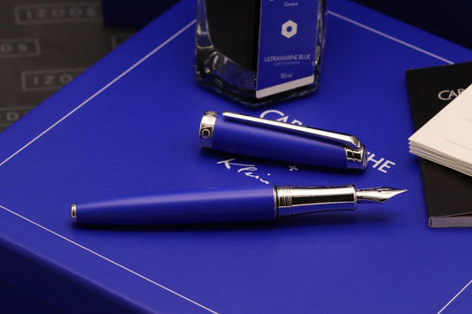 Caran d'Ache Leman Limited Edition Klein Blue Fountain Pen image 1