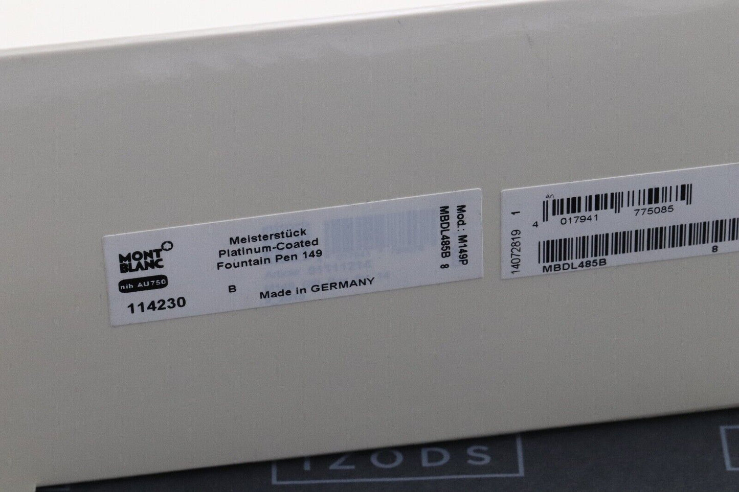 Montblanc Meisterstuck 149 Platinum-Coated Fountain Pen - Sorowka Stub Nib image 7