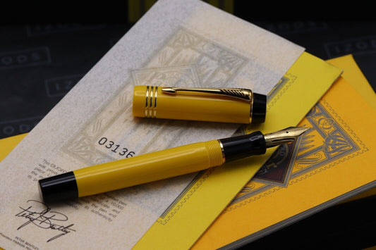 Parker Duofold Centennial Mandarin Yellow Limited Edition Fountain Pen image 1