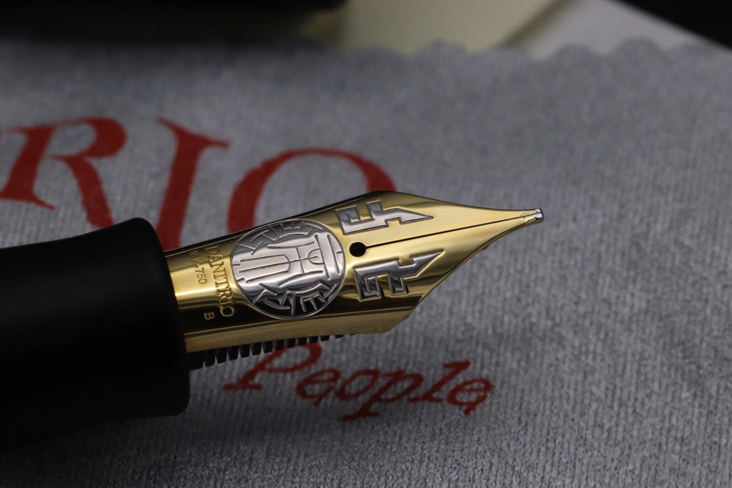 Danitrio Baby Sho-Genkai Raw Ebonite LE12 Eyedropper Fountain Pen - #8 Nib image 8