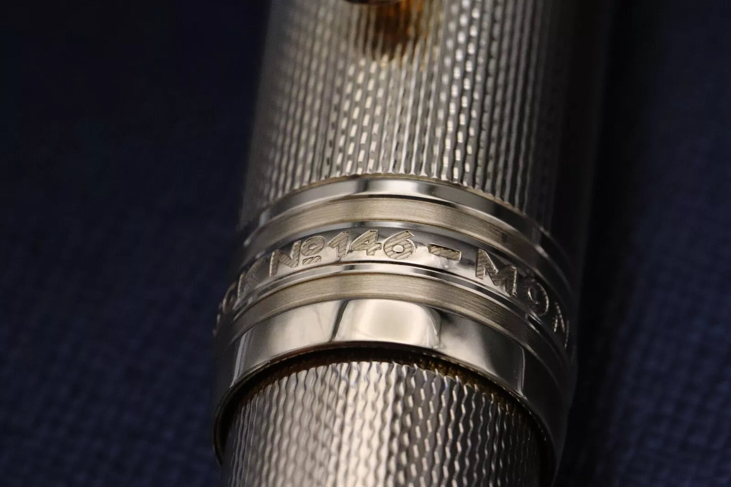 Montblanc Meisterstuck 146 LeGrand Barley Vermeil Fountain Pen - Broad Nib image 9
