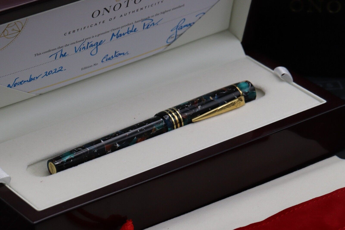 Onoto Magna Vintage Marble Limited Edition Fountain Pen image 7