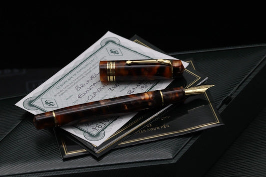 Conway Stewart Brunel Classic Brown Fountain Pen image 1