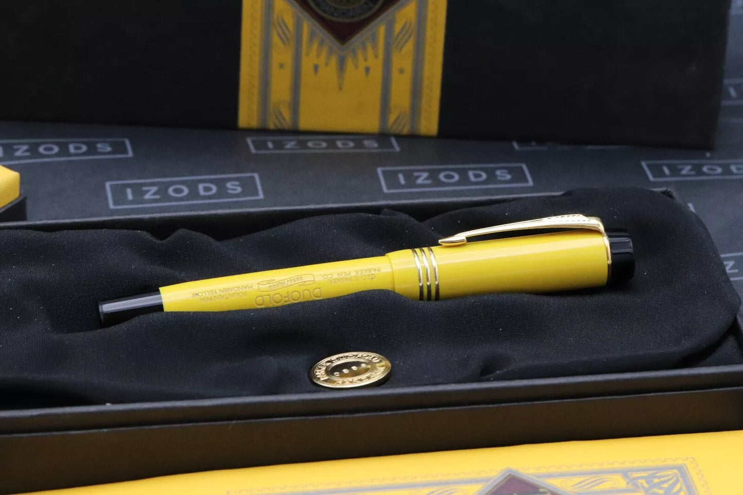 Parker Duofold Centennial Mandarin Yellow Limited Edition Fountain Pen image 7