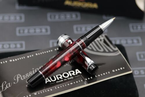 Aurora Optima Burgundy Rollerball Pen - UNUSED image 1