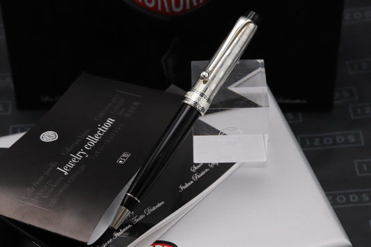 Aurora Optima Deco Sterling Silver Jewelry Collection Ballpoint Pen - UNUSED image 1