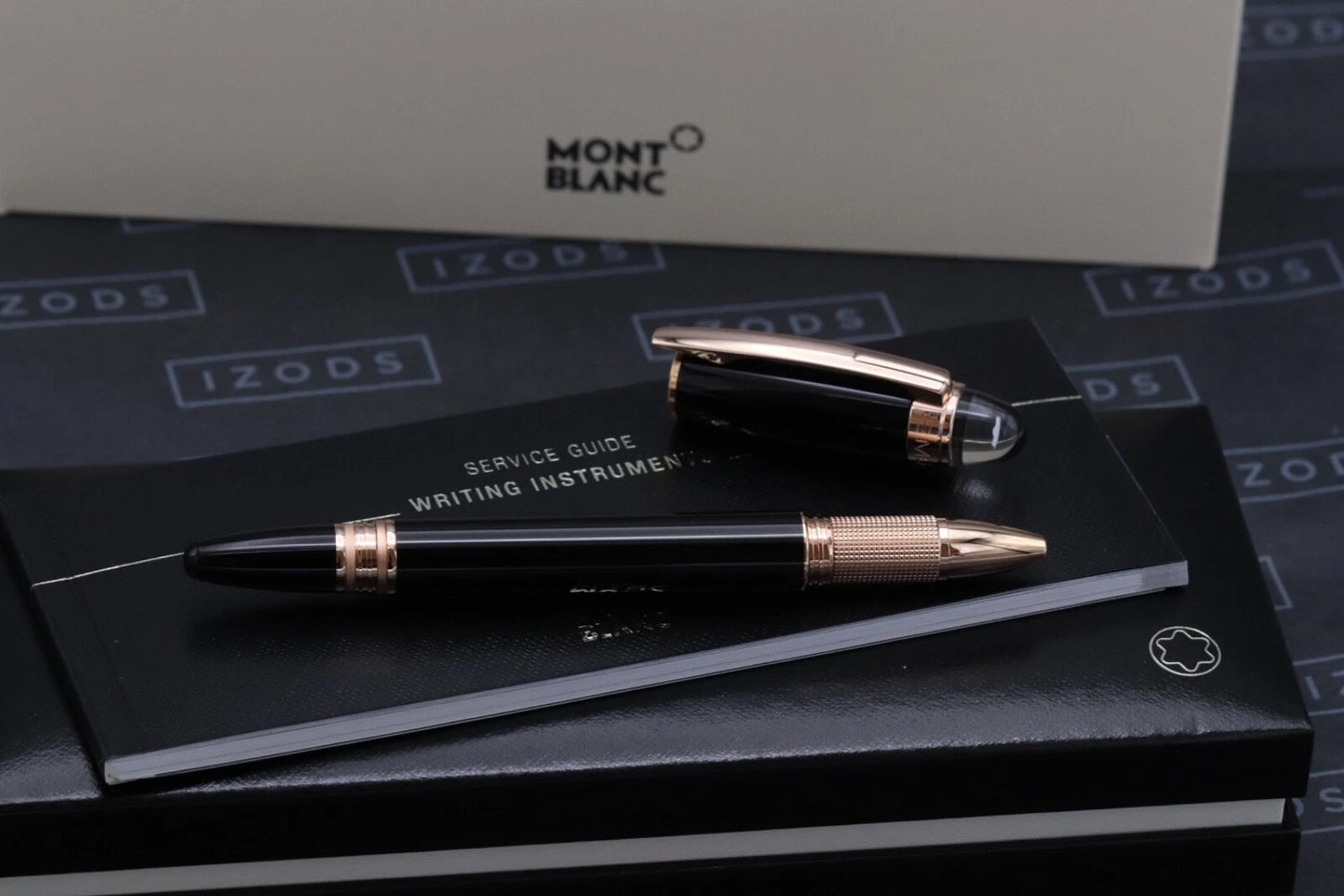 Montblanc Starwalker Red Gold Resin Rollerball / Fineliner Pen - UNUSED image 5