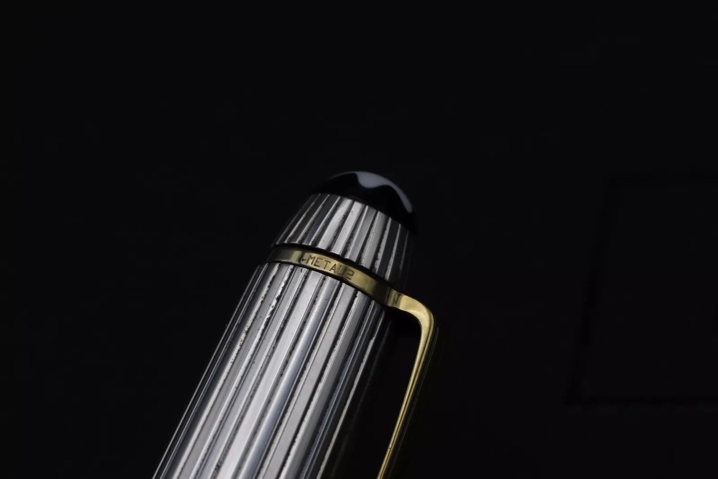 Montblanc Meisterstück 114 Mozart AG925 Solitaire Pinstripe Fountain Pen image 7