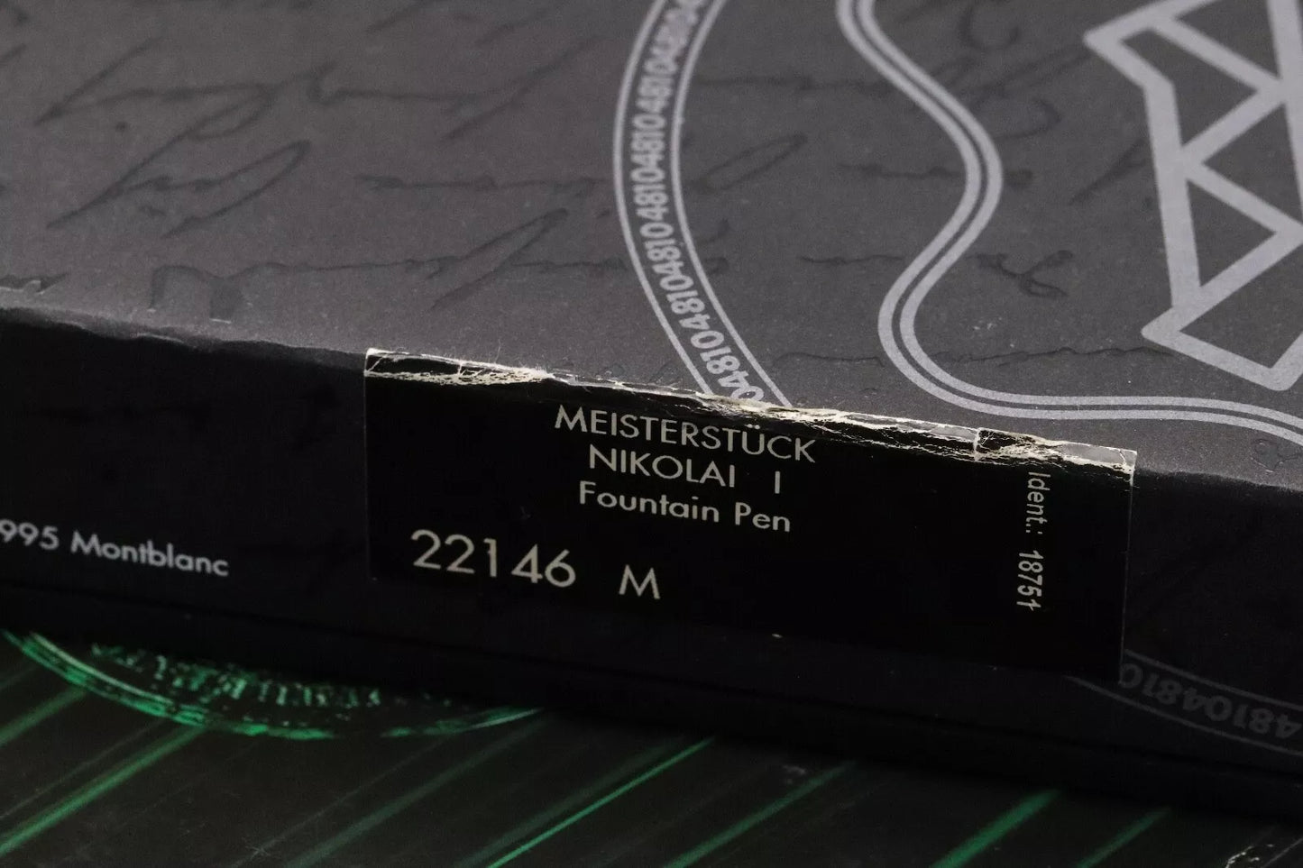 Montblanc Meisterstuck 146 LeGrand Czar Nikolai I Vermeil Fountain Pen - UNUSED image 11
