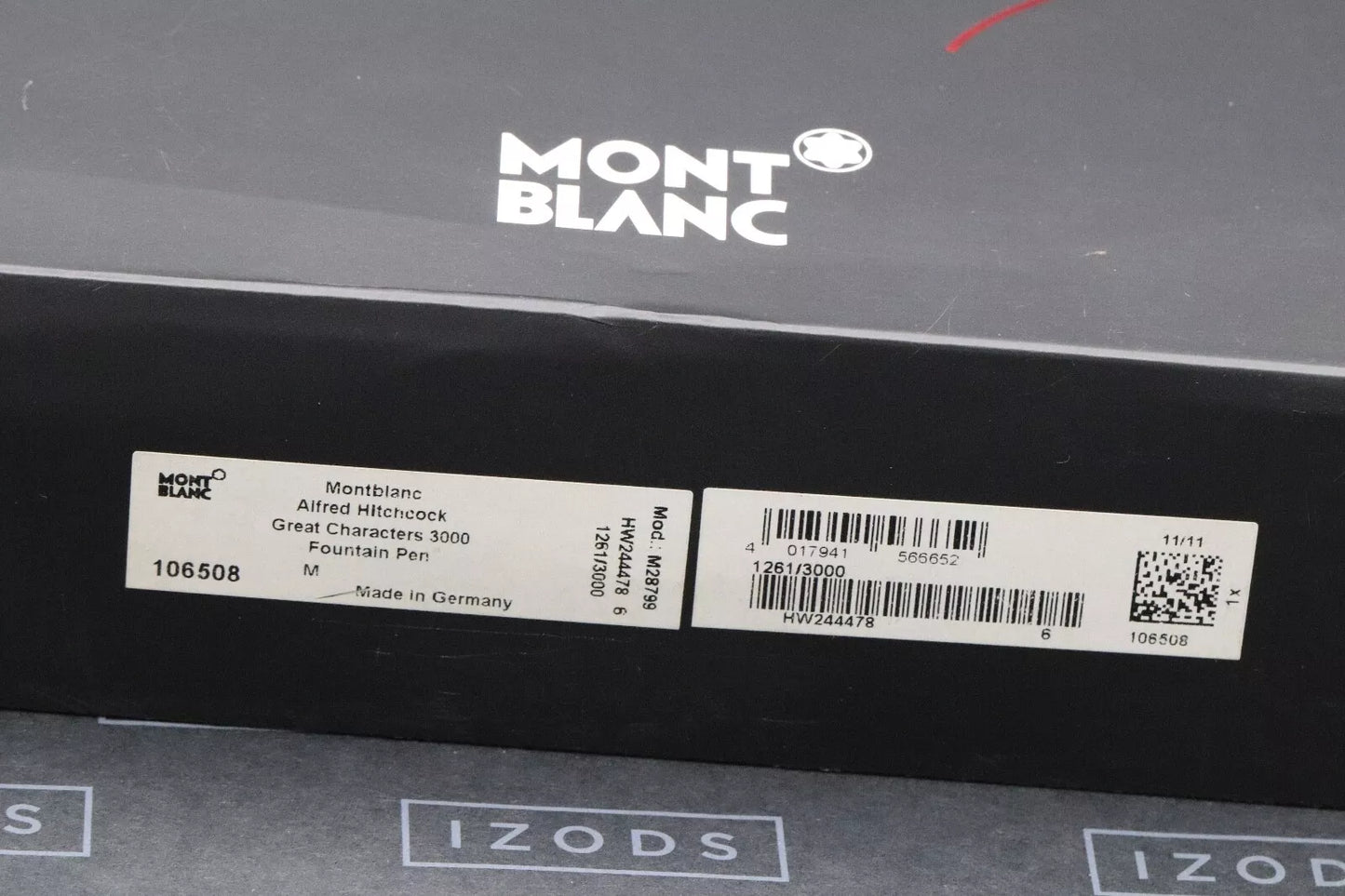 Montblanc Great Characters Alfred Hitchcock 3000 LE Fountain Pen - UNUSED image 13