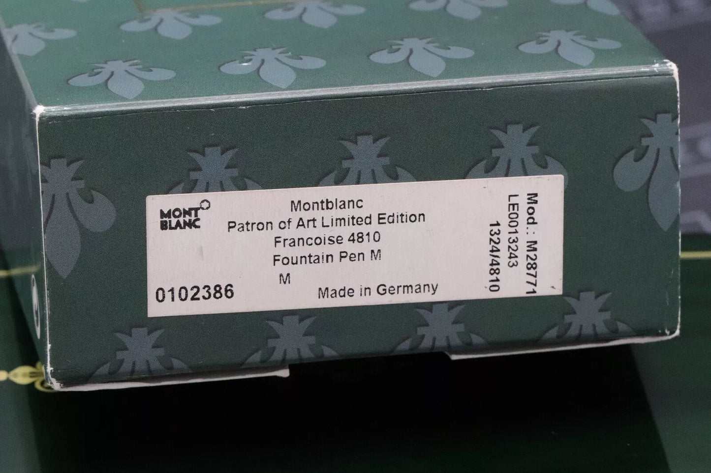 Montblanc Patron Of Art Francois I 4810 Fountain Pen - UNUSED image 13
