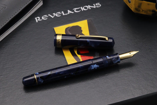 Omas Revelations Blue Royale Celluloid LE88 Fountain Pen - EF Nib image 1