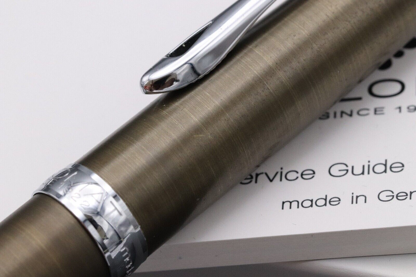 Diplomat Excellence A2 Oxyd Brass Fountain Pen - 14k EF Nib image 4