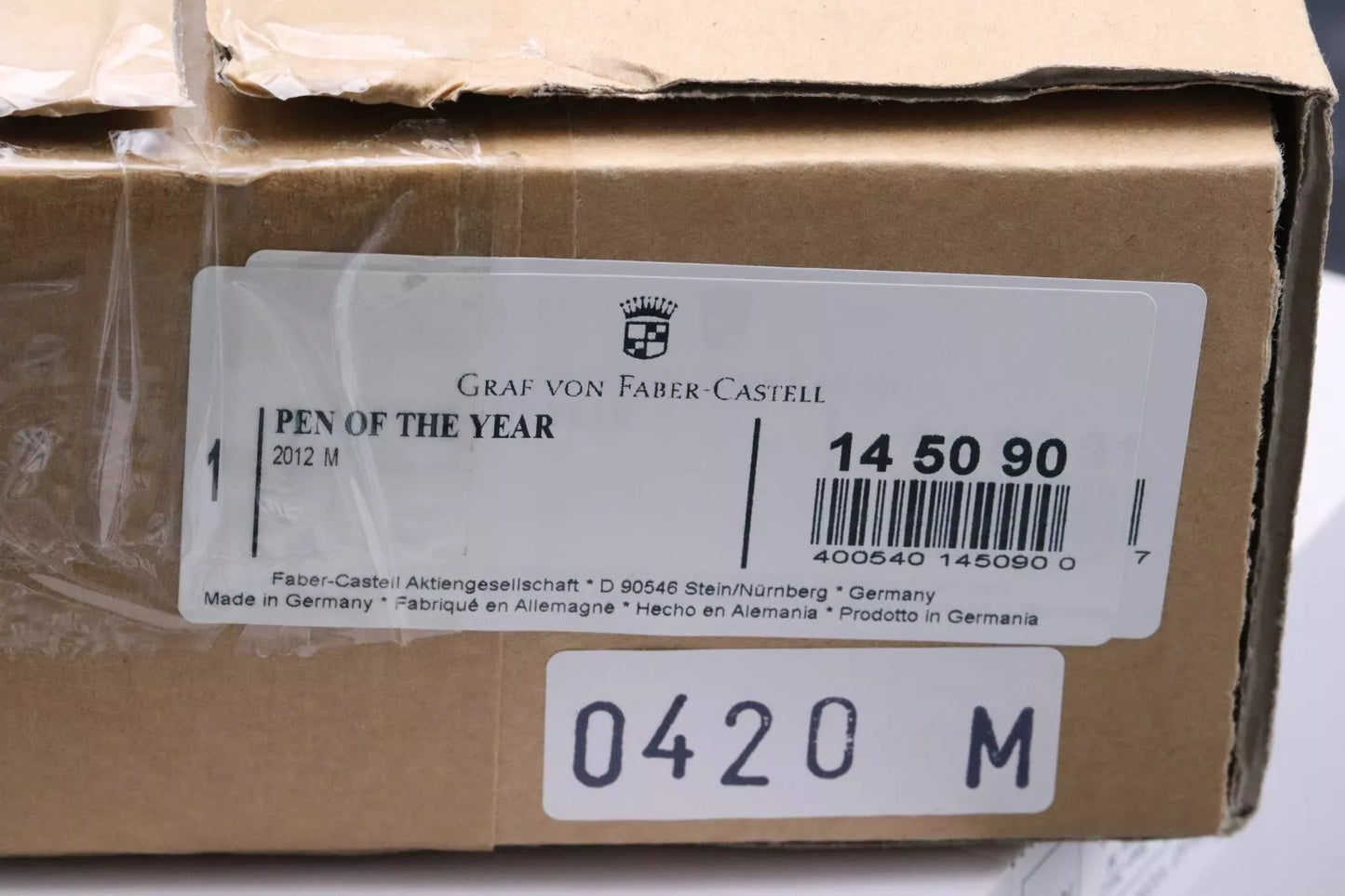 Graf von Faber-Castell Pen of the Year 2012 Oak Wood Fountain Pen - UNUSED image 13