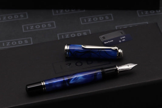 Pelikan Souveran M805 Blue Dunes Special Edition Fountain Pen - EF Nib image 1