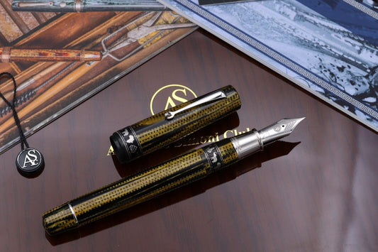 ASC Bologna Extra Burkina Bespoke Africa Celluloid LE20 Fountain Pen image 1