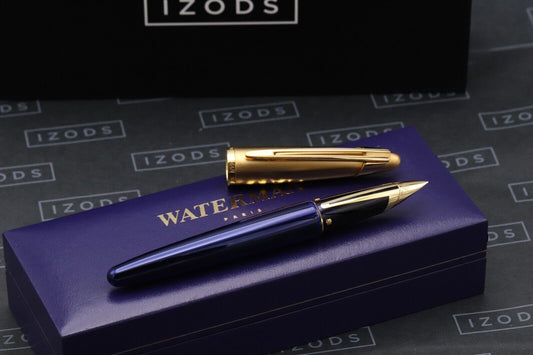 Waterman Edson Sapphire Blue Fountain Pen image 1