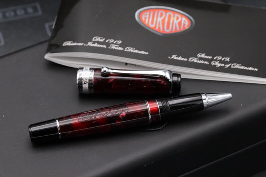 Aurora Optima Burgundy Rollerball Pen - UNUSED image 1