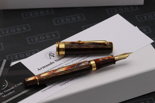 ASC Gladiatore Medio Bespoke Prototype Arco Bronze Fountain Pen image 1