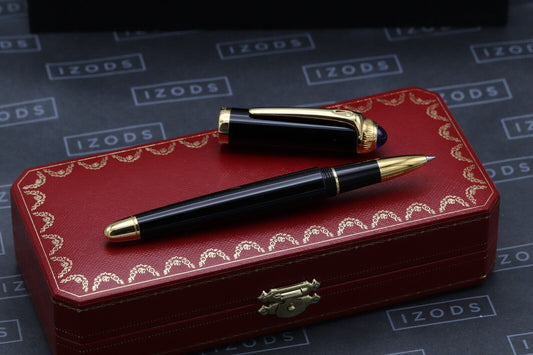 Cartier Roadster Black Gold Rollerball Pen image 1