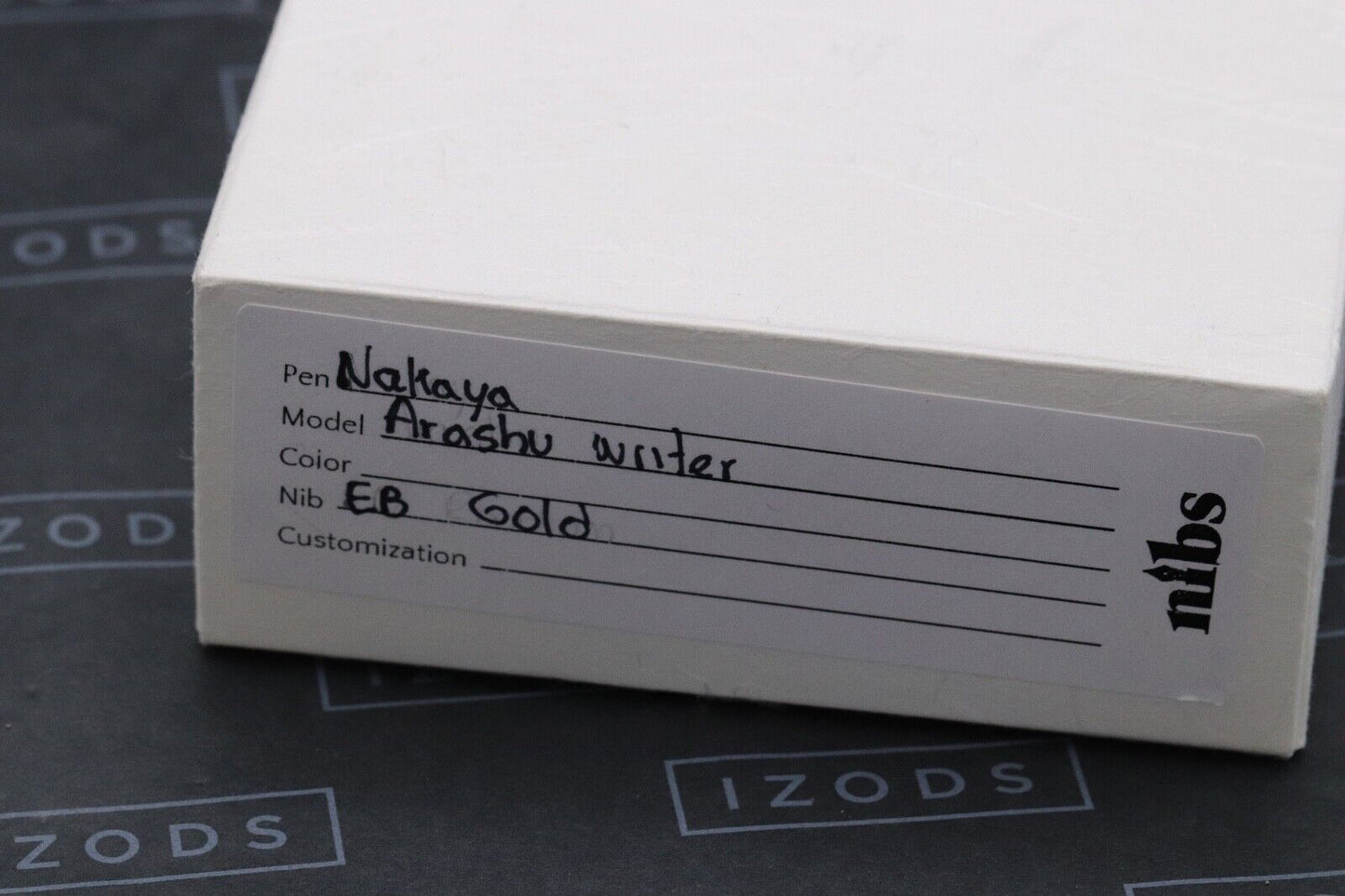 Nakaya Nakai-ai Araishu Fountain Pen - Extra Broad Nib image 5