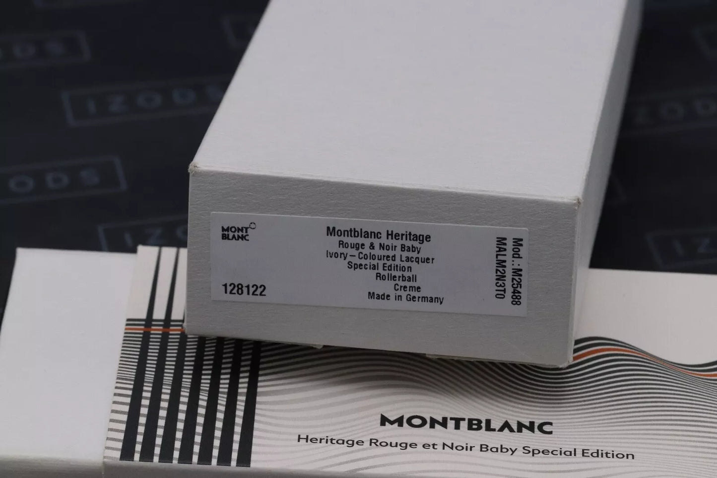 Montblanc Heritage Rouge et Noir Baby Ivory-Resin Rollerball Pen - UNUSED image 6