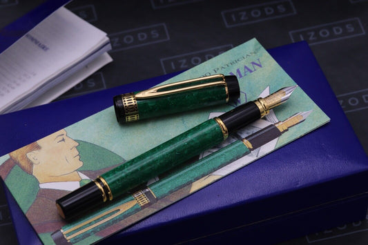 Waterman Man 100 Patrician Emerald Green Fountain Pen image 1