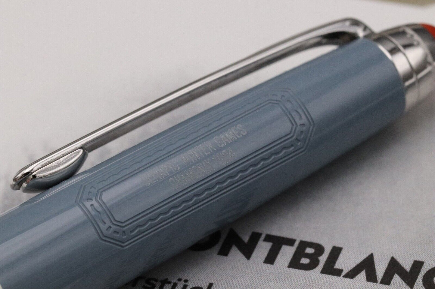 Montblanc Meisterstück x Chamonix Olympics 1924 Classique Rollerball Pen UNUSED image 3