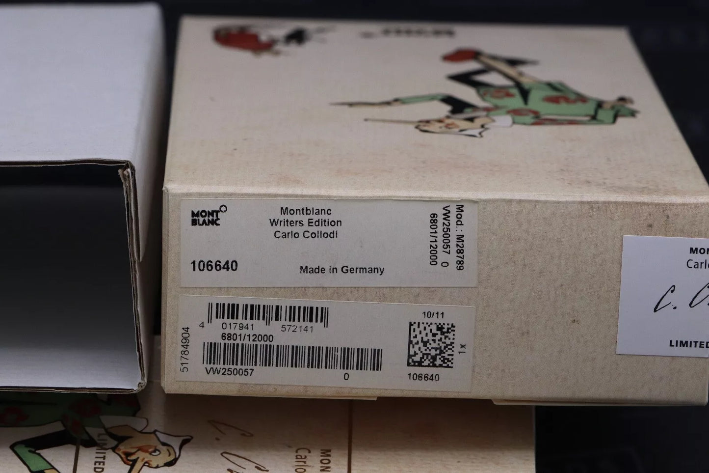 Montblanc Writers Edition Carlo Collodi Fountain Pen - UNUSED image 13