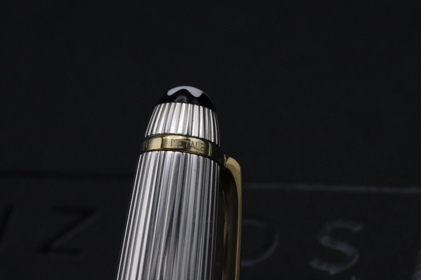 Montblanc Meisterstuck 144 Classique AG925 Solitaire Pinstripe Fountain Pen image 8
