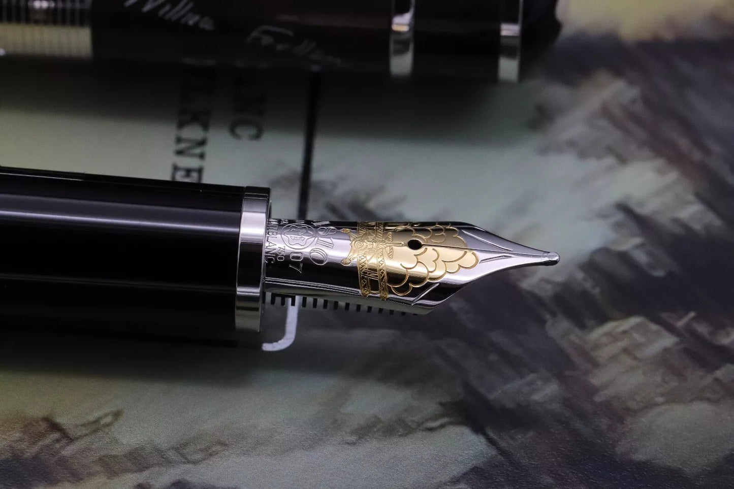 Montblanc Writers Edition William Faulkner Fountain Pen - NEVER INKED image 9