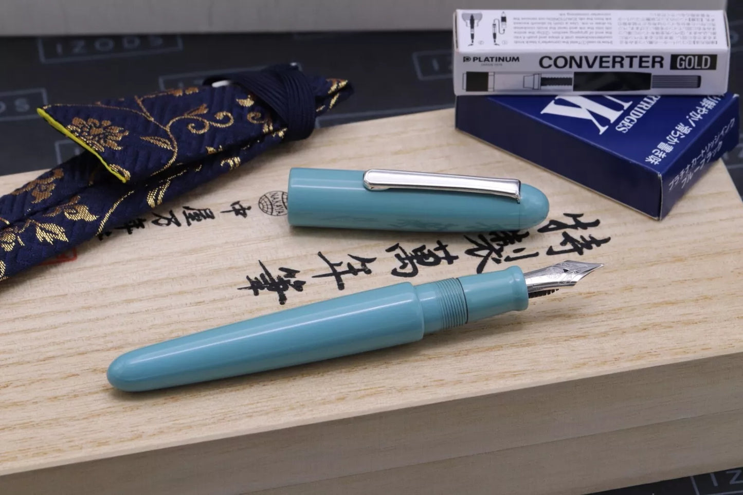 Nakaya Portable Cigar Ama-iro Fountain Pen - Broad Nib - UNUSED image 6