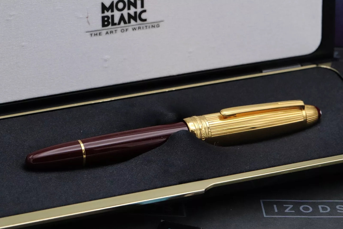 Montblanc Meisterstuck 146 LeGrand Bordeaux Vermeil Fountain Pen - NEVER INKED image 8