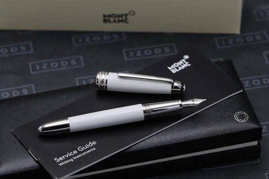 Montblanc Meisterstuck Classique White Solitaire Fountain Pen - UNUSED image 1