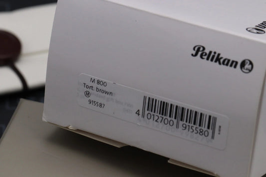 Pelikan Souveran M800 Tortoiseshell Brown SE Fountain Pen – NEVER INKED image 1