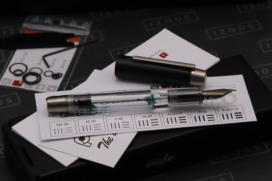 Conid Bulkfiller Minimalistica Demonstrator Fountain Pen - #6 Ti Broad Nib image 1