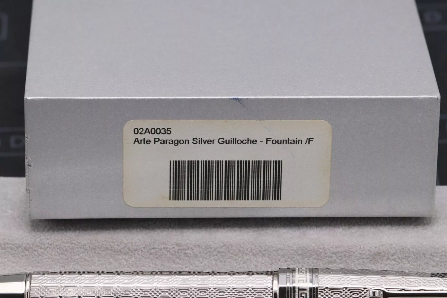 Omas Paragon Silver Guilloche LE35 Fountain Pen - Fine 'Extra Flessible' Nib image 10