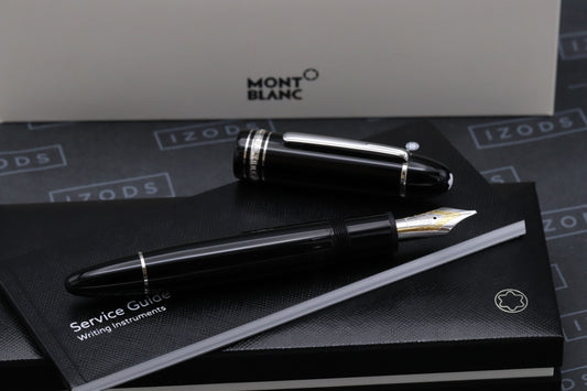 Montblanc Meisterstuck 149 Platinum-Coated Fountain Pen - Double Broad Nib