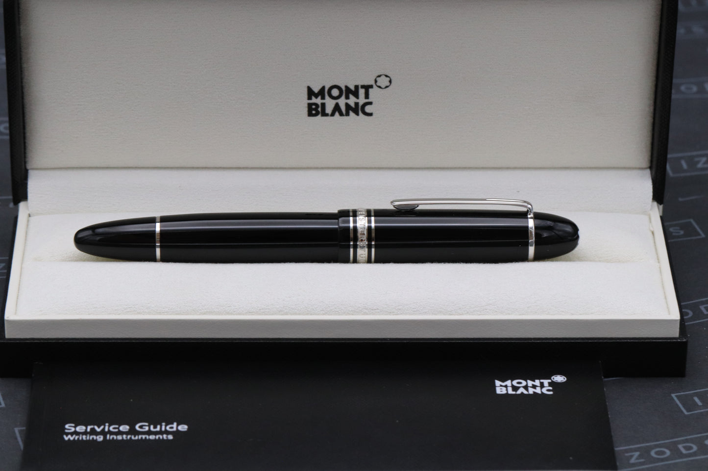 Montblanc Meisterstuck 149 Platinum-Coated Fountain Pen - Double Broad Nib