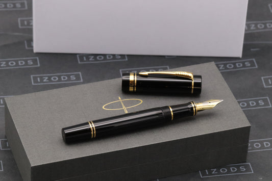 Parker Duofold Centennial Black GT Fountain Pen - MK1 - 1993