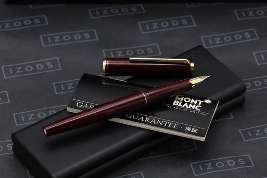 Montblanc 221 Bordeaux Fountain Pen - EF Nib