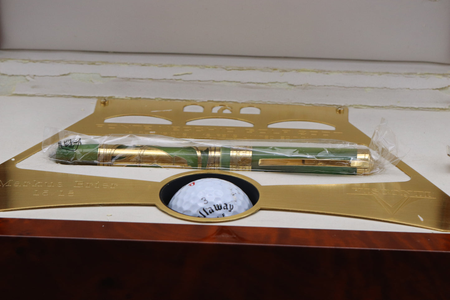 Visconti Ponte Vecchio Golf LE18 Markus Brier Fountain Pen - NEVER INKED