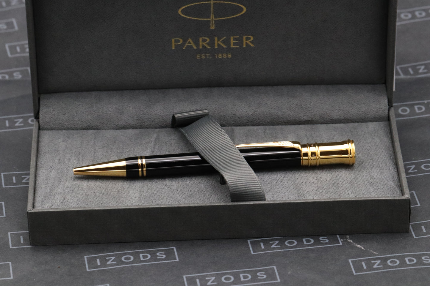 Parker Duofold Black GT Ballpoint Pen - MK1 - 1992