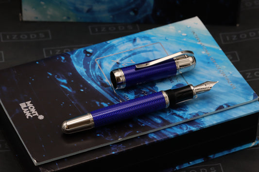 Montblanc Writers Edition Jules Verne Fountain Pen - UNUSED