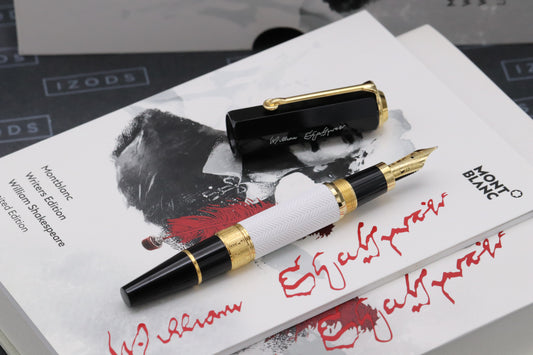 Montblanc Writers Edition William Shakespeare Fountain Pen - INKED ONCE