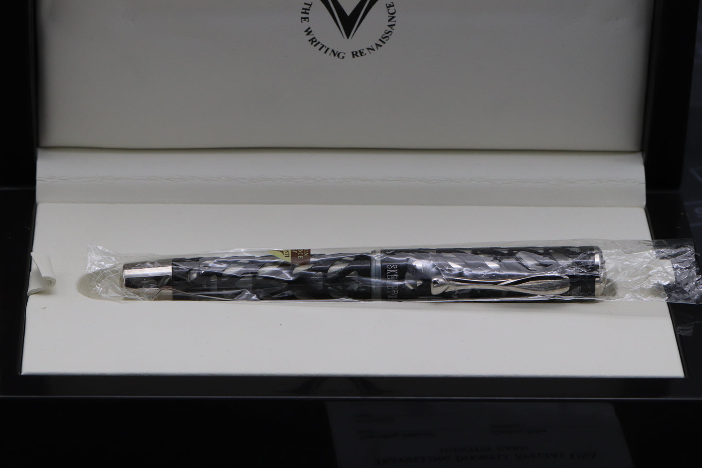 Visconti Carbon Fibre Skeleton LE22 Fountain Pen and Inkwell - UNUSED