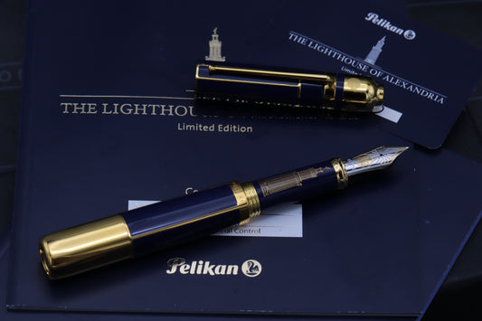 Pelikan M1000 The Lighthouse of Alexandria LE440 Fountain Pen - NEVER INKED