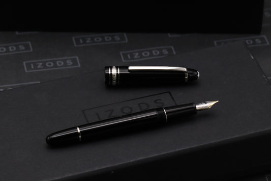 Montblanc Meisterstuck 145 Classique Platinum Coated Fountain Pen - Medium Nib